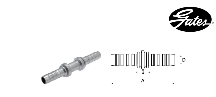 Embout de jonction GATES GLOBAL SPIRAL