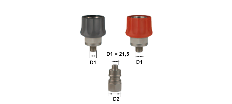 Coupleur rapide inox type ST600 femelle et male