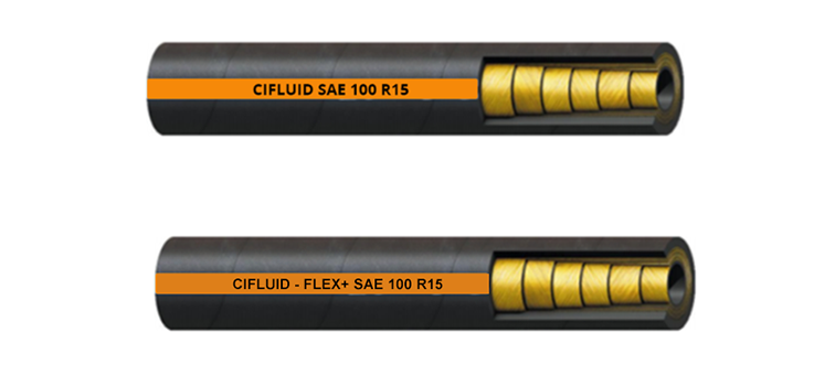 Tuyau 6 nappes metal SAE 100 R15