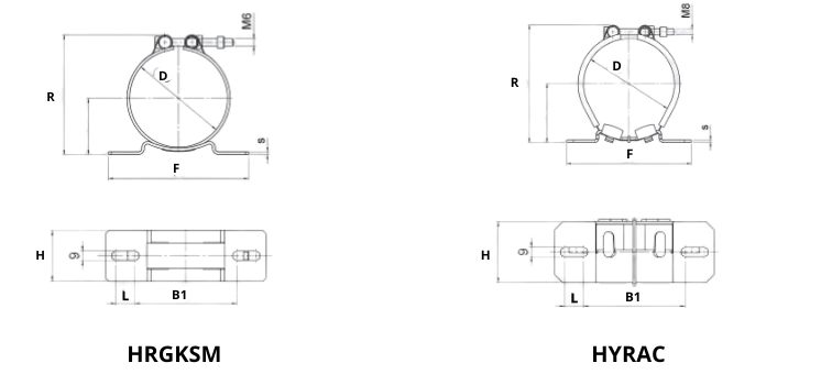 Collier pour accumulateur à membrane