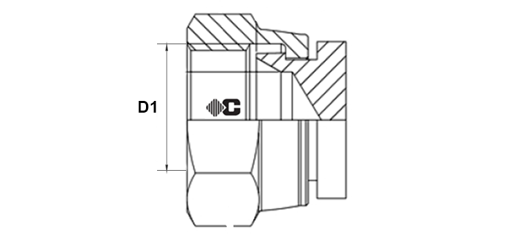 Bouchon femelle KOMATSU
