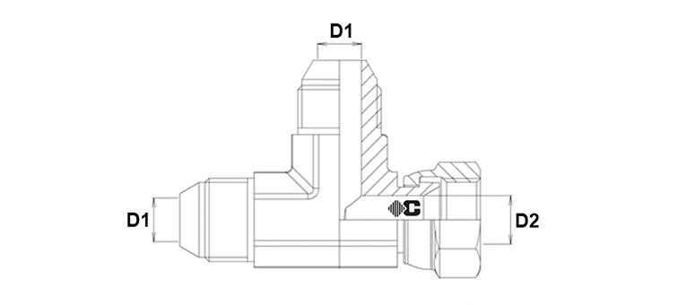Te male renversé KOMATSU