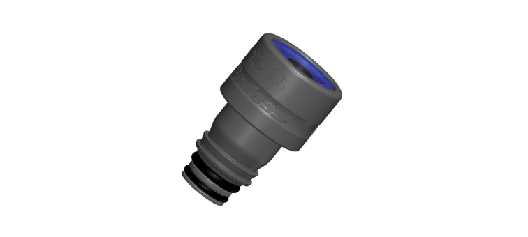 Raccord pour tube à clipser 