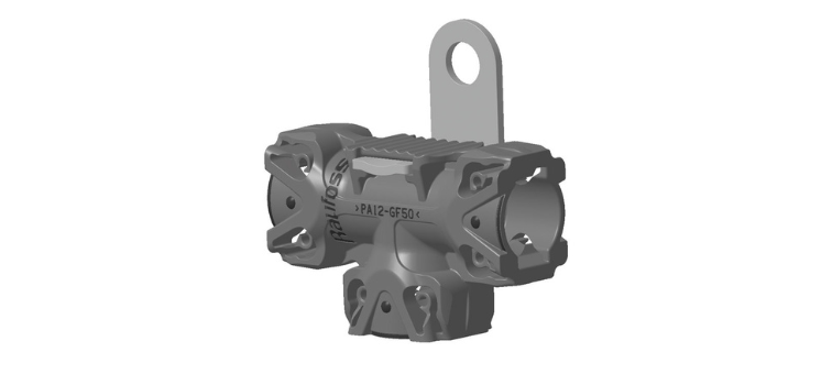 TE ABC à clipser avec trou de fixation