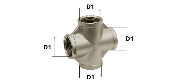 Croix femelle en inox