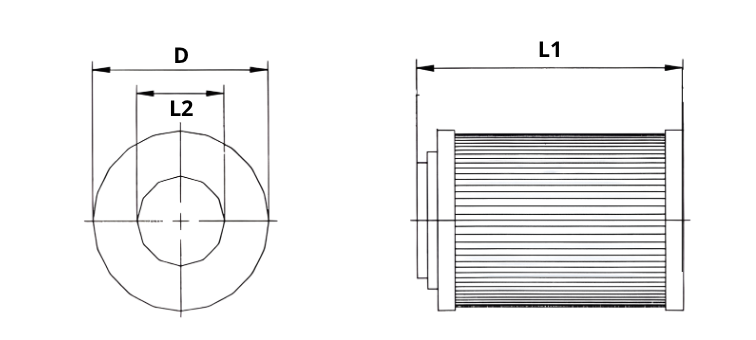 Cartouche pour filtre retour (semi immergé)