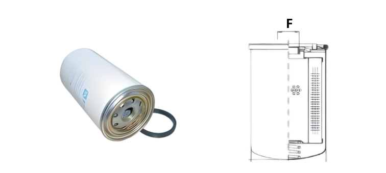 Cartouche pour filtre en ligne (SPIN-ON)