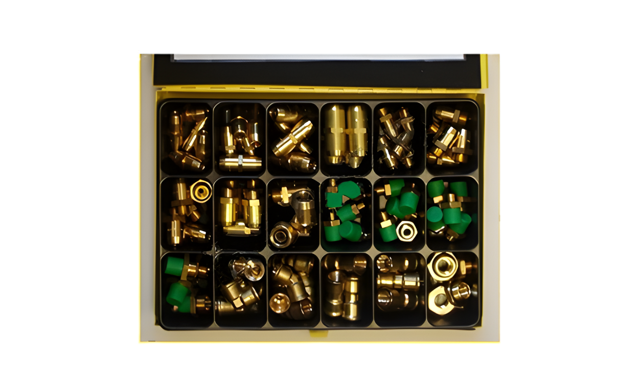 Coffret raccords de freinage pneumatique