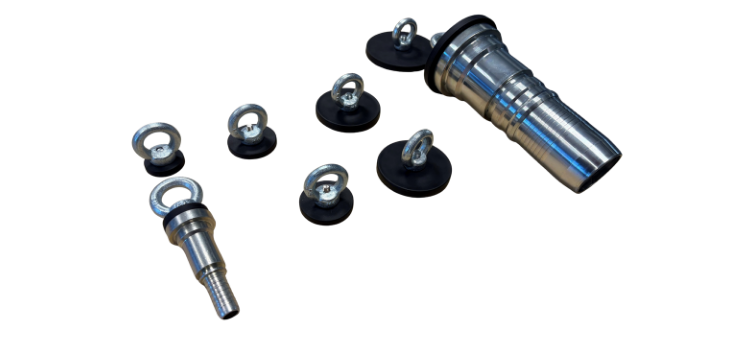 Paire de bouchon magnétique