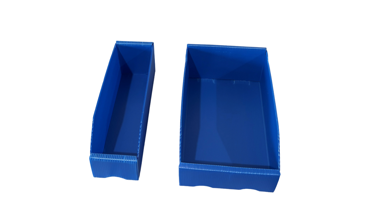 Bac pliant PP bleu