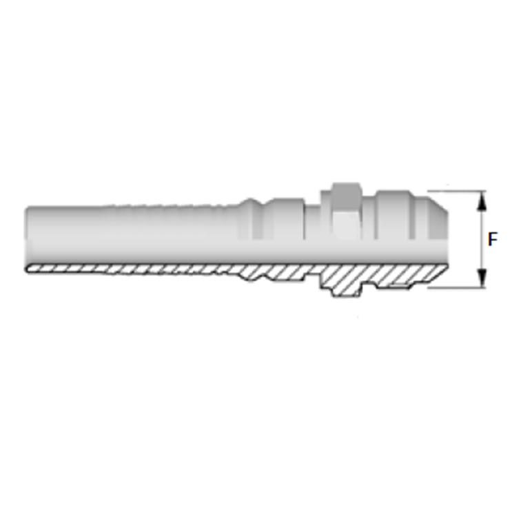 Embout interlock male JIC