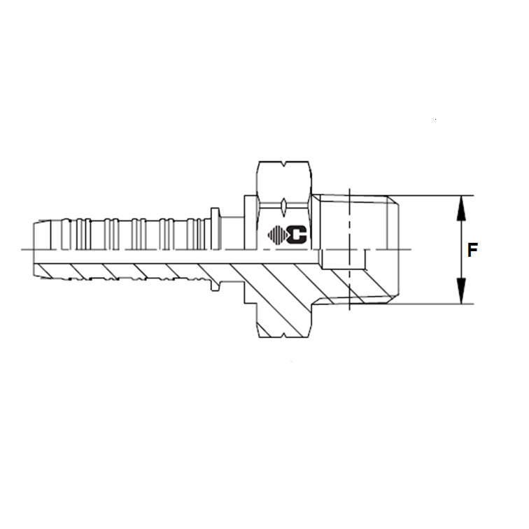 Embout à sertir male NPT (BRIGGS)