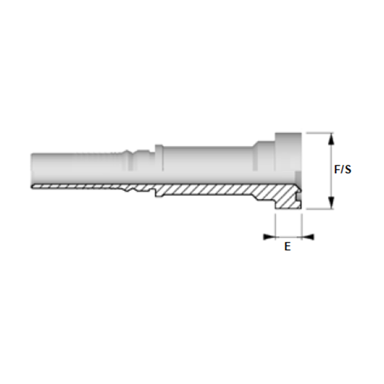 Embout interlock à bride type CATER