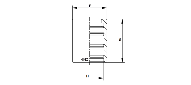 Jupe à sertir pour tuyau PTFE INOX