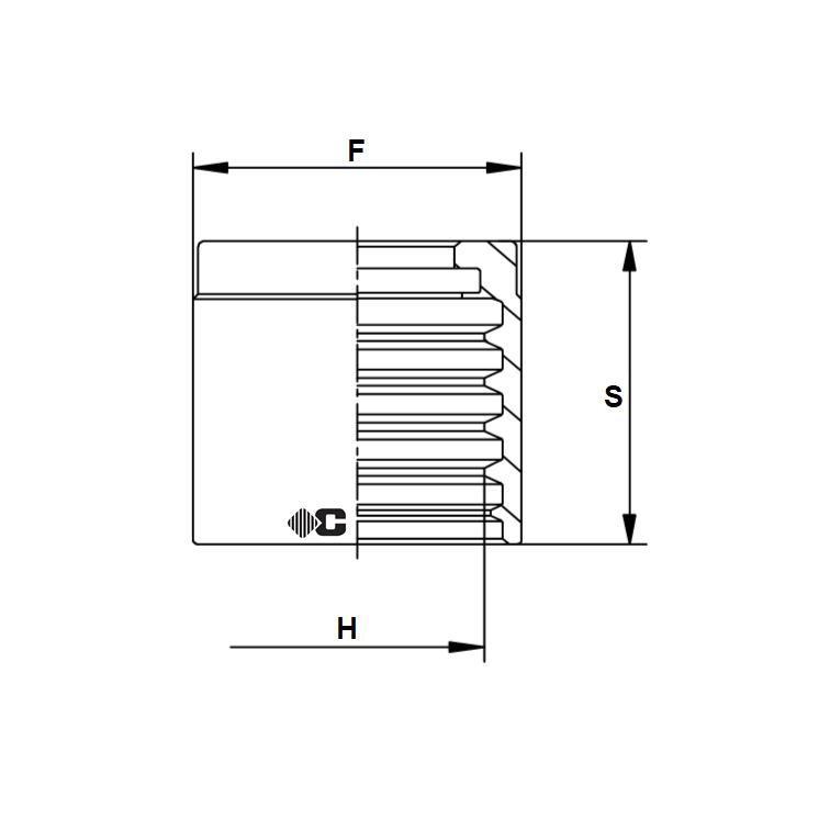 Jupe R1AT/R2AT/2SC/3TE INOX