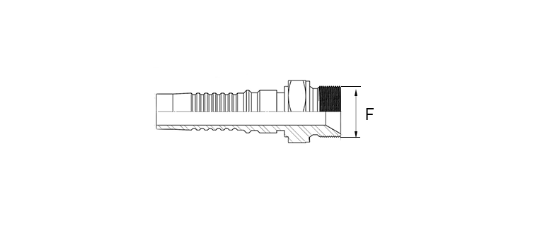 Embout interlock male BSP inox