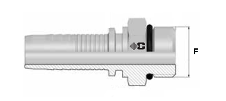 Embout à sertir male SAE inox