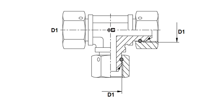 Te femelle BSP inox