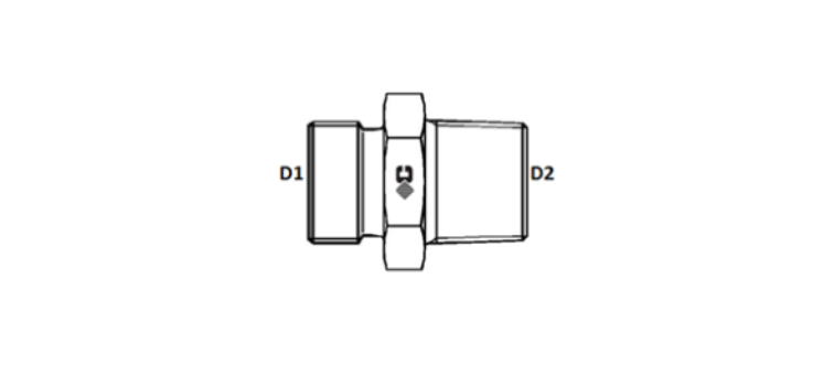 Union male NPT(BRIGGS) série L INOX