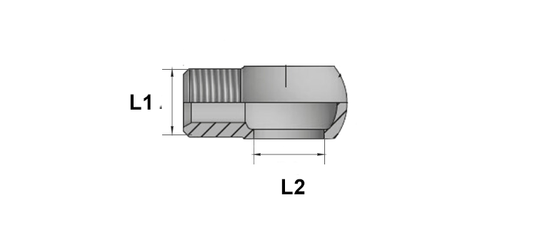 Banjo male BSP pour vis métrique