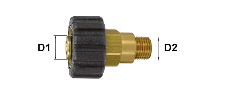 Adapteurs laiton femelle tournant 22X150 X male