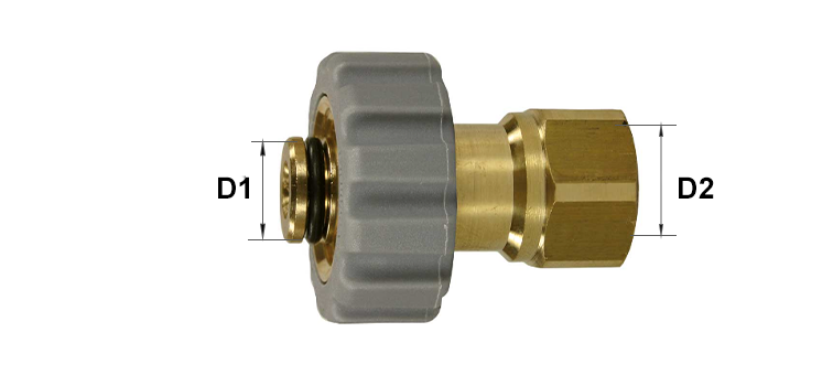 Adapteur laiton femelle 21 x femelle