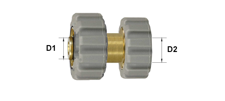 Adapteur laiton femelle 21 x femelle 21