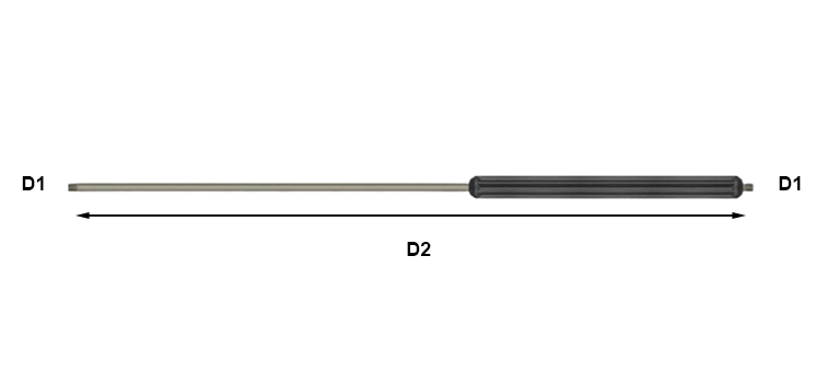 Tube lance acier ou inox surmoule