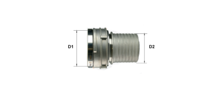 1/2 SYM inox sans oreille